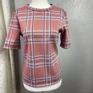 Carolina Belle Montreal plaid blouse  Size S